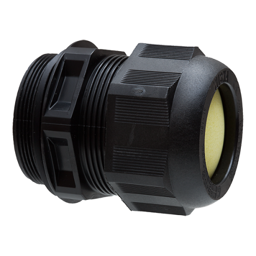 Wiska Kabelwartel, ATEX EX-e, M50x1,5 doorlaat 23-35mm, zwart - Productfoto transparant kabelwartel kunststof atex eske1 e50 wiska 566991 - 20149930