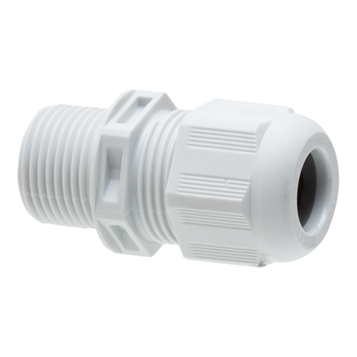Wiska Kabelwartel kunststof, IP68, M20x1,5 doorlaat 6-13mm grijs - Productfoto transparant kabelwartel kunststof lange tap eskvl20 wiska 564054 - 20149679