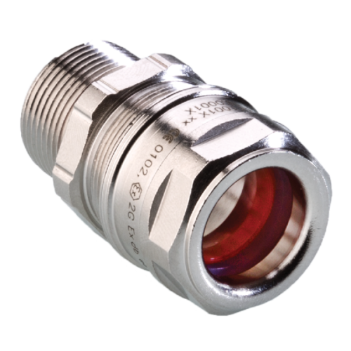 Pflitsch Kabelwartel ATEX EX-d/EX-e, messing vern. M20, 8-14mm - Productfoto transparant kabelwartel level ex pflitsch 666227 - 20153804