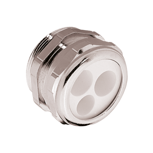 Pflitsch Kabelwartel messing vernikkeld, M40x1,5, doorlaat 3x11mm - Productfoto transparant kabelwartel uni meervoudig m40 pflitsch 515266 - 20152502