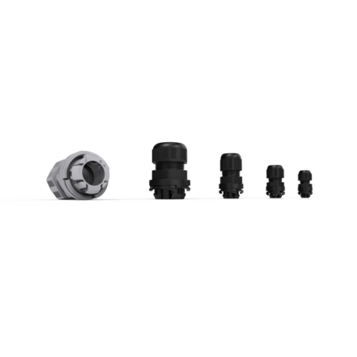 Wiska Push-in kabelwartel polyamide IP68 M32, doorlaat 13-21mm, zwart - Productfoto transparant kabelwartel wiska push in 2 - 20150630