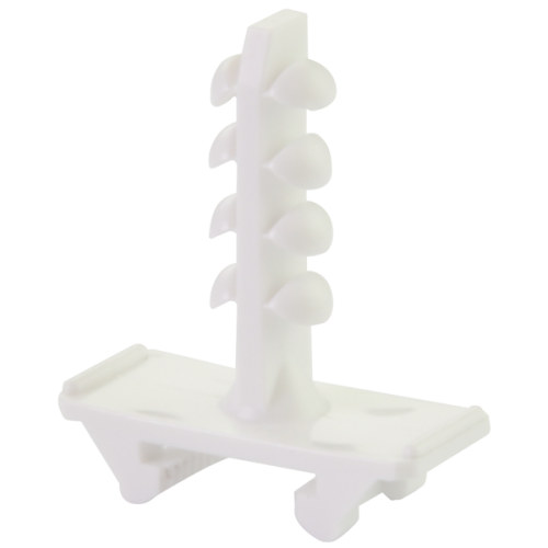 Schnabl Montageplug, halogeenvrij, 30 mm, voor beton, wit - Productfoto transparant klemplug esd30 wit schnabl 230332 - 20148624