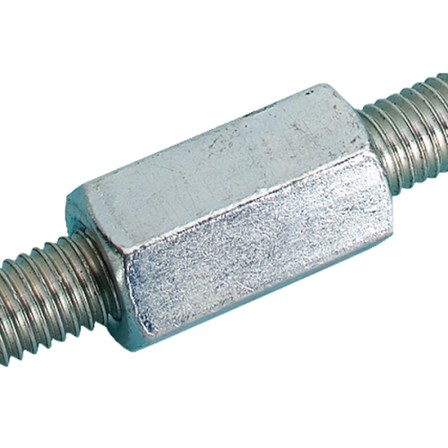 JMV Koppelmoer staal verzinkt, M16 - Productfoto transparant koppelmoer m8 jmv 9400910 - 20167291