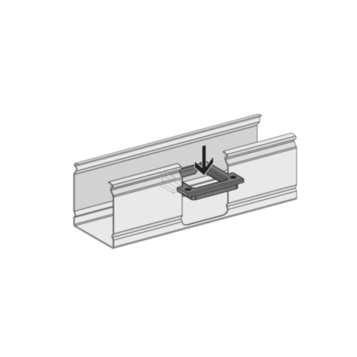 Pflitsch Doorvoerkap B 30mm H 30mm, TPE - Productfoto transparant mini kanalen doorvoerkap pik kssv montage1 - 20153967