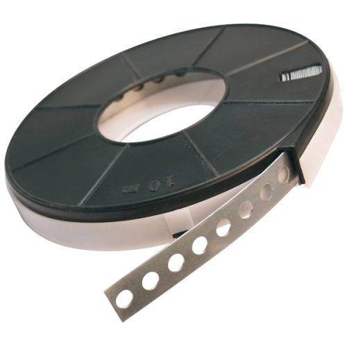 JMV Montageband 12x0,8mm, gatmaat 5mm, hoh 8mm lengte 10 meter, - Productfoto transparant montageband 10 meter jmv 9400950 - 20156808