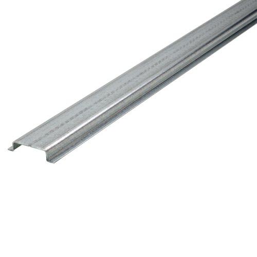 JMV dinrail gesloten ts35 7,5mm 2mtr 9200700 - Productfoto transparant montagerail dinrail ts35 jmv 9200700 - 5021489