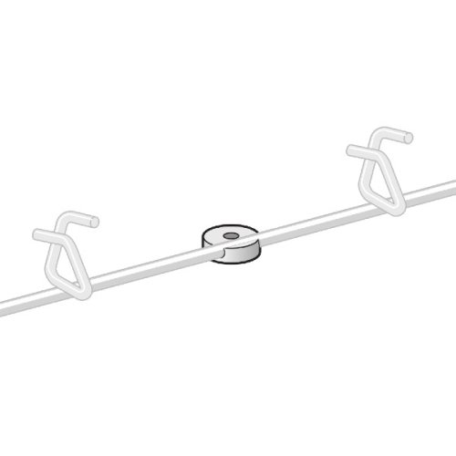 Pflitsch Montageschijf voor SWS-kabelgeleider, kunststof - Productfoto transparant montageschijf single wire system pflitsch - 20154108
