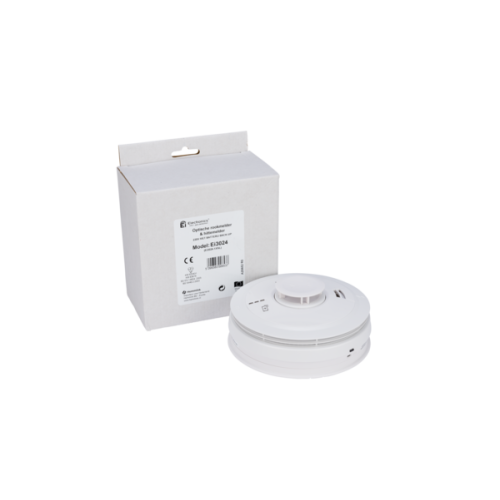 Ei Electronics Multi-sensormelder rook-hitte,230V,10-jrs lith back,stofcomp,AudioLINK - Productfoto transparant multi sensormelder rook hitte ei3024 - 20150783