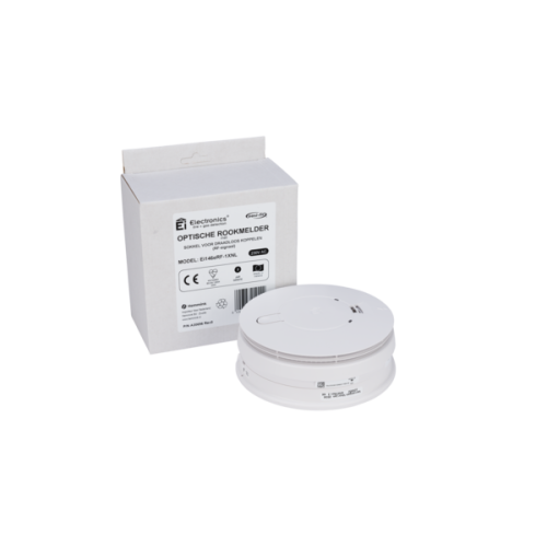 Ei Electronics Optische rookmelder Evolution, 230V, met 9V back-up draadloos (RF) - Productfoto transparant optische rookmelder rf koppelbaar draadloos ei146e6rf - 20150771