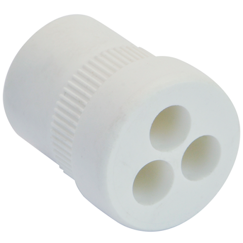 Pflitsch Inzetstuk, TPE, voor wartel PG16/M25x1,5, doorlaat 3x3mm - Productfoto transparant pf 549977 e150m3x3 - 20153456