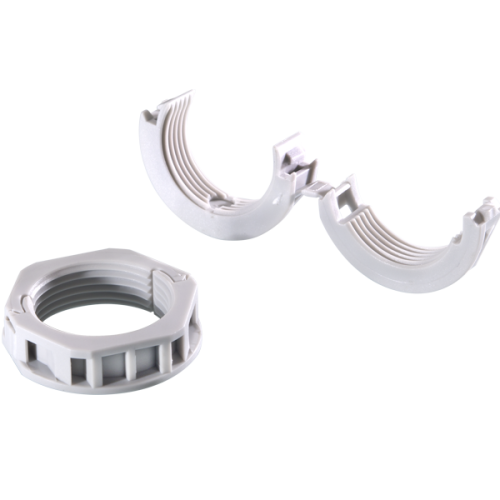 PFLITSCH moer pvc deelbaar m32 - Productfoto transparant pflitsch 1420 232uggm splitgland moer deelbaar 511309 - 2011230