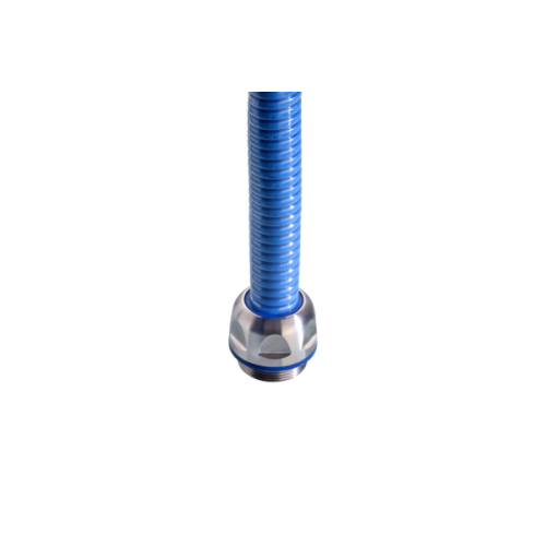 Pflitsch Beschermslang tbv food-industrie, gecoat polyamide, 35,8x42,7mm - Productfoto transparant pflitsch beschermslang food geribbeld - 20153795
