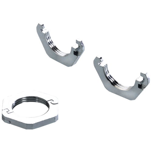 Pflitsch Deelbare contramoer verzinkt, M25x1,5 - Productfoto transparant pflitsch ggm225zn splitgland moer deelbaar 511313 - 20153701