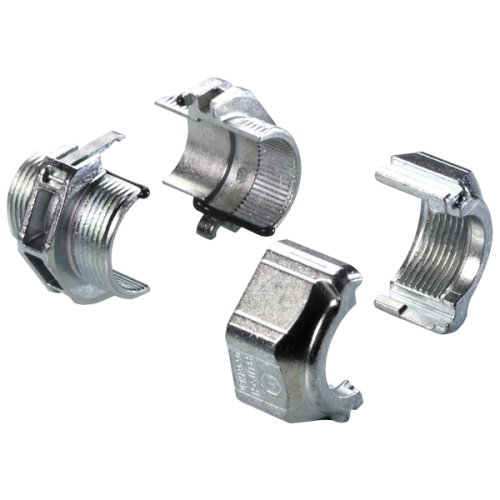 Pflitsch Deelbare kabelwartel-behuizing verzinkt, M25x1,5 - Productfoto transparant pflitsch usg22554 zn splitgland wartel deelbaar 511312 - 20154216