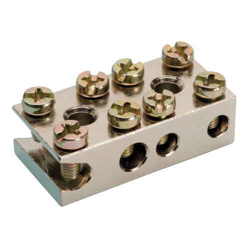 JMV aardblokje (D) 2x25+2x6mm&sup2; schuin - Productfoto transparant radiatorklem d jmv 9200045 - 5031951