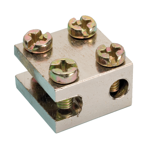 JMV aardblokje (I) 1x16+1x6mm&sup2; recht - Productfoto transparant radiatorklem i jmv 9200047 - 5031953