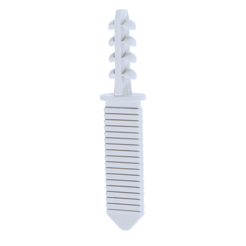 Schnabl Kunststof rasterankerstrip 30 mm, met klemplug, 25 mm - Productfoto transparant rasterankerstrip klemplug ta30 25 schnabl 230770 - 20148653