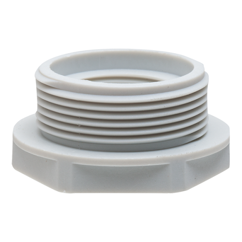 Wiska Reduceerring kunststof, glasvezelverst. M32x1,5 - M20x1,5 - Productfoto transparant reduceerrring kunststof krm3220 wiska 563566 - 20149200