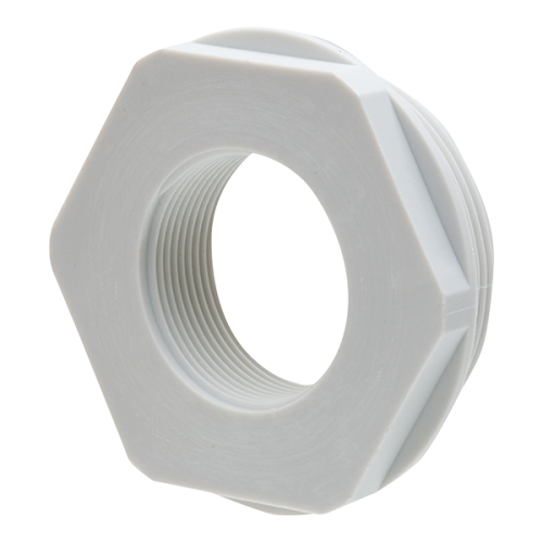Wiska Reduceerring kunststof, glasvezelverst. M50x1,5 - M32x1,5 - Productfoto transparant reduceerrring kunststof krm5032 wiska 563582 - 20149206