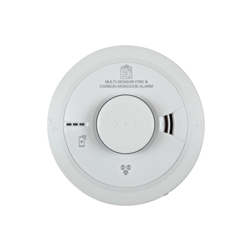 Ei Electronics Multi-sensormelder rook-CO-hitte,230V,10jr lith back,stofcom,AudioLINK - Productfoto transparant rook en co melder ei3030 multi sensormelder 220948 2 - 20150785