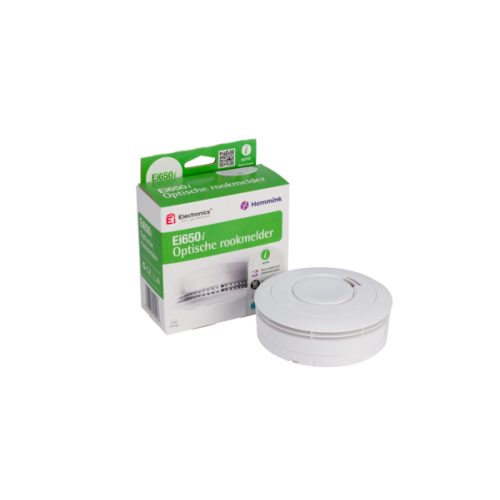 EI rookmelder lithium EI605I - Productfoto transparant rookmelder met audiolink ei650i - 11006656