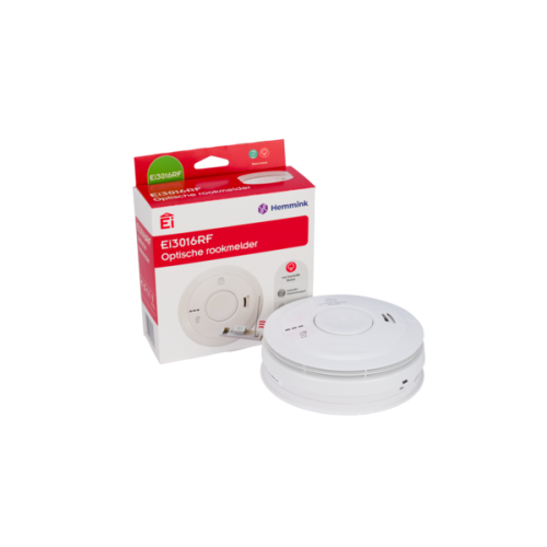 Ei Electronics Rookmelder opt,230V,10-jrs lith back,stofcomp,AudioLINK,draadloos (RF) - Productfoto transparant rookmelder rf koppelbaar ei3016rf - 20150781