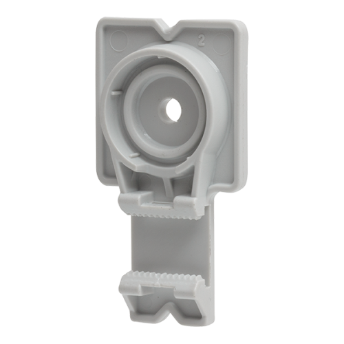Schnabl Kunststof bevestigingsplaatje Euro-Clip, halogeenvrij, schietbev. grs - Productfoto transparant schietplaatje esp euroclip schnabl 230280 - 20148633