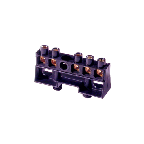 Wiska Klemsteen 5-polig t.b.v. combi 108/308/407 kabeldozen - Productfoto transparant schroefconnector 5 polig sp hkt 11 5 wiska - 20194705