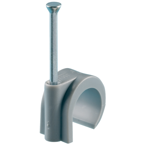 JMV Spijkerclip, halogeenvrij, 16-19/20mm, grijs - Productfoto transparant spijkerclip grijs jmv 9310605 - 20155869