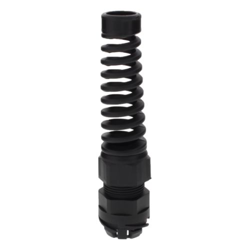 Wiska Push-in kabelwartel polyam IP68 M16, knikbesch. doorl. 4,5-10mm, zwart - Productfoto transparant sprintwartel eskvs p push in m25 zwart - 20150636