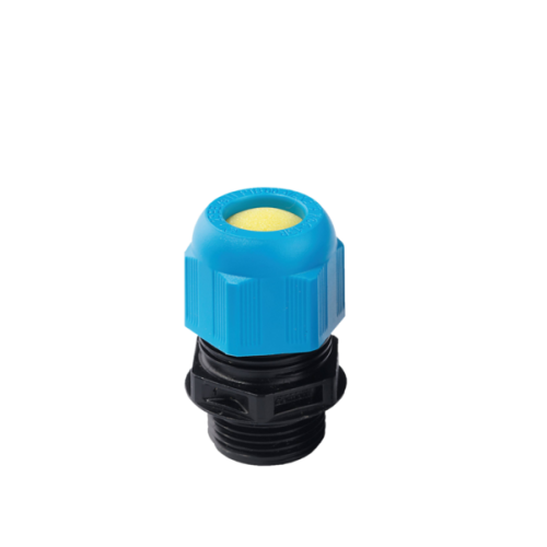 Wiska Kabelwartel, ATEX EX-i, M25x1,5 doorlaat 10-17mm, zwart-blauw - Productfoto transparant sprintwartels eske 1 i atex - 20149935