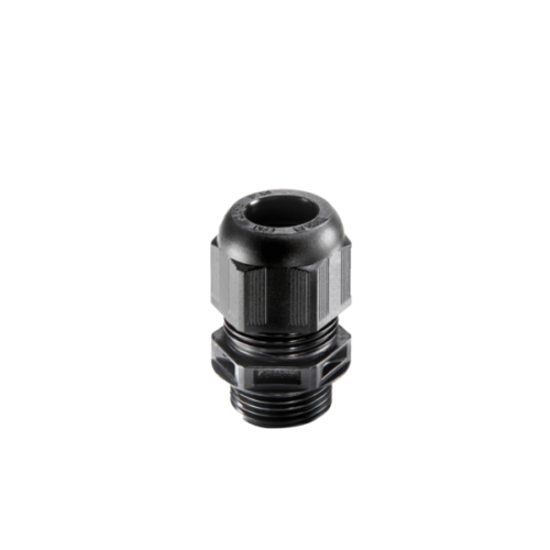 Wiska Kabelwartel kunststof, LowTemp M40x1,5 doorlaat 16-28mm, zwart - Productfoto transparant sprintwartels eskv zwart wiska - 20210271