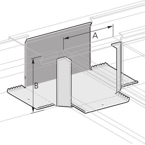 Pflitsch T-verbinder, 40/40 RVS - Productfoto transparant t verbinder pik tvf pflitsch - 20153986