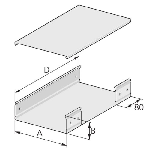 Pflitsch T verbinding, lateraal, B 120mm, H 60mm, staal verzinkt - Productfoto transparant t verbinding pik pflitsch 530284 - 20153989