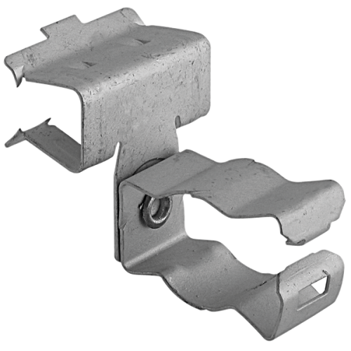 JMV Veerklem 360&deg; buisbevestiging, voor  &Oslash;30-32 / 8-14 mm flens - Productfoto transparant veerklem 360 buisbevestiging jmv 9000730 - 20156827