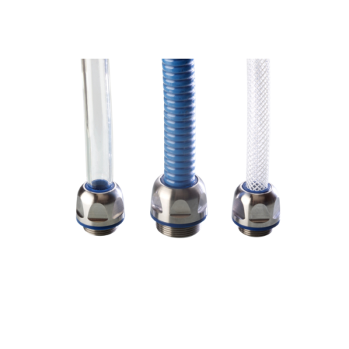 Pflitsch EMC-wartel RVS tbv food-industrie, M25x1,5, doorl.12-15 scherm 10-16mm - Productfoto transparant wartel blueglobe clean plus hts pflitsch - 20153175