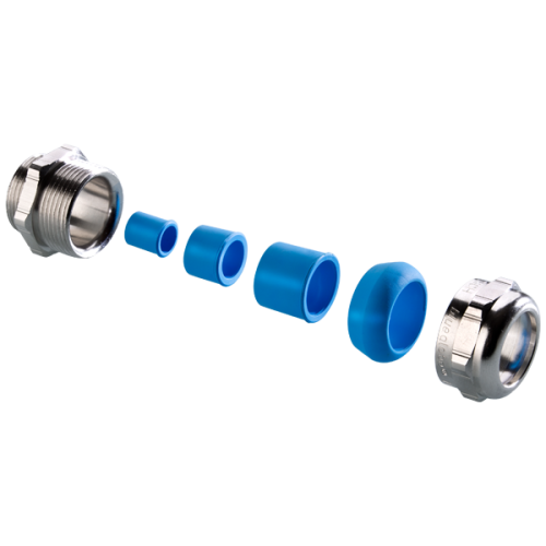 Pflitsch Wartel messing vern., M25x1,5, met uienring, doorlaat 6-20mm - Productfoto transparant wartel blueglobe meervoudig pflitsch - 20153160