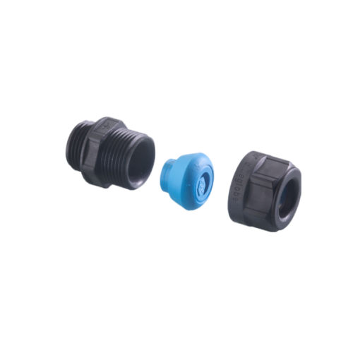 Pflitsch Kabelwartel kunststof, M12x1,5, doorlaat 2-7,5mm, zwart - Productfoto transparant wartel blueglobe pan zwart pflitsch - 20153127