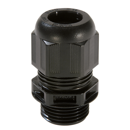 Wiska Kabelwartel kunststof M25x1,5 doorlaat 9-17mm zwart - Productfoto transparant wartel eskv wiska 563987 - 20149660