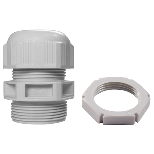 Wiska Wartel kunststof M16x1,5 doorlaat 4,5-10mm incl. moer en afd.ring grij - Productfoto transparant wartel kunststof eskv set63 wiska 564234 - 20149714