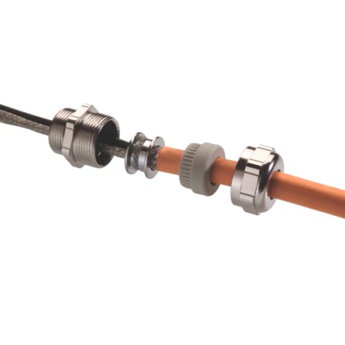 Pflitsch EMC-Wartel, messing vern. M25x1,5, doorl. 10-14mm scherm 10,5-12,7mm - Productfoto transparant wartel uni emv dicht pflitsch 662840 02 - 20152181