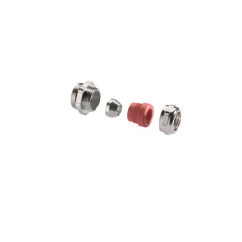 Pflitsch EMC-Wartel, messing vern., M40x1,5, doorlaat 20-25mm scherm 20mm - Productfoto transparant wartel uni entstor dicht e pflitsch 666160 01 - 20152521