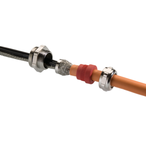 Pflitsch EMC-Wartel, messing vern., M40x1,5, doorlaat 20-25mm scherm 20mm - Productfoto transparant wartel uni entstor dicht e pflitsch 666160 02 - 20152521