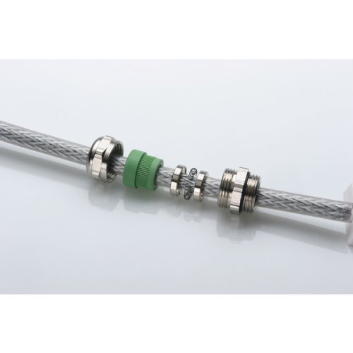 Pflitsch EMC-Wartel, messing vern., PG29, doorlaat 24-28mm scherm 18,5-25,5mm - Productfoto transparant wartel uni hf dicht pflitsch 662225 01 - 20151711