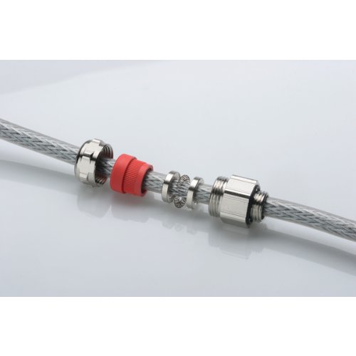 Pflitsch EMC-Wartel, messing vern. M25x1,5, doorl. 11,5-15,5mm scherm 9-14,5 - Productfoto transparant wartel uni hf dicht pflitsch 662717 - 20152293