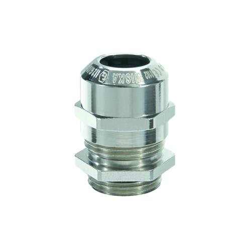Wiska Kabelwartel, messing vern. 1 1/4NPT, doorl. 16-28mm - Productfoto transparant wartels messing vernikkeld npt draad nmske wiska - 20210584