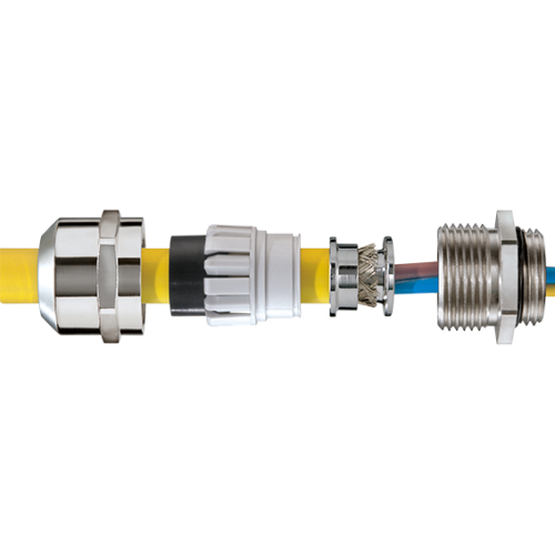 Wiska EMC-wartel, messing vern.1/2NPT, doorl. 21-35mm, scherm 9,5mm - Productfoto transparant wi 564043 esskv32 emv z - 20194681