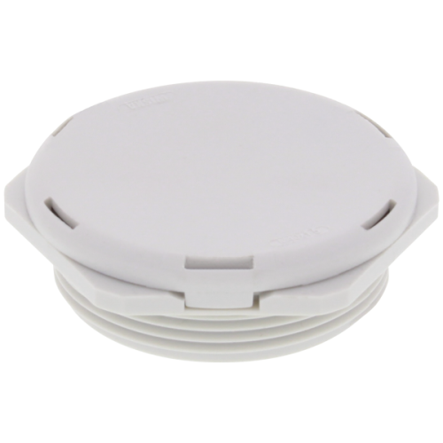 Wiska Drukvereffeningscomponent kunststof High Flow, M40x1,5 grijs - Productfoto transparant wiska evps40 ventplug anti condens afdichtstop 564149 - 20150322