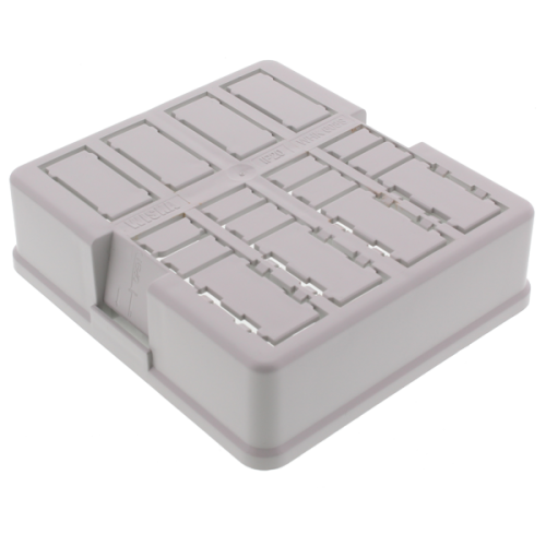 Wiska Connectordeksel tbv WHK 608 kabeldoos, snap-fit, chassisdeel - Productfoto transparant wiska whk608sd kabeldoos deksel 560143 - 20150124