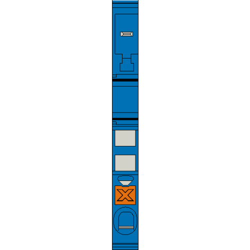 Phoenix Contact XT 2,5/1P BU - Pxc 1544636 03 03 xt 2 5 1p bu 2d - 20204654